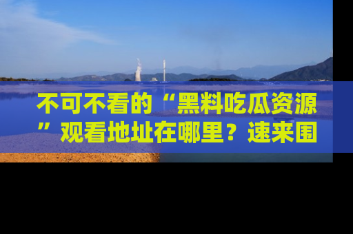 不可不看的“黑料吃瓜资源”观看地址在哪里？速来围观吧！