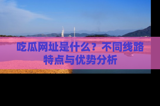 吃瓜网址是什么？不同线路特点与优势分析