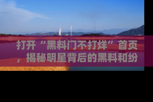 打开“黑料门不打烊”首页，揭秘明星背后的黑料和纷争真相！
