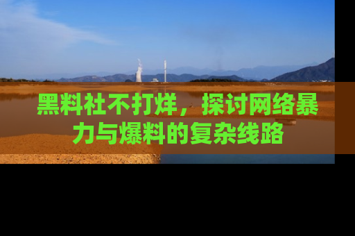 黑料社不打烊,探讨网络暴力与爆料的复杂线路