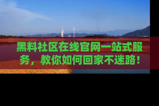 黑料社区在线官网一站式服务,教你如何回家不迷路!