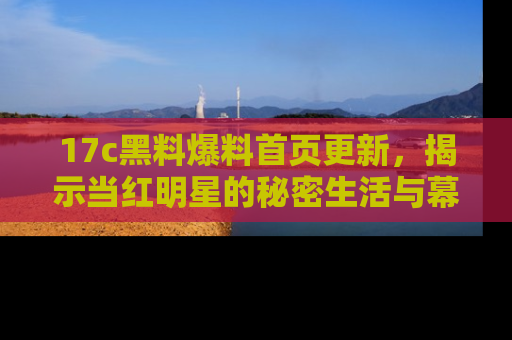 17c黑料爆料首页更新,揭示当红明星的秘密生活与幕后故事
