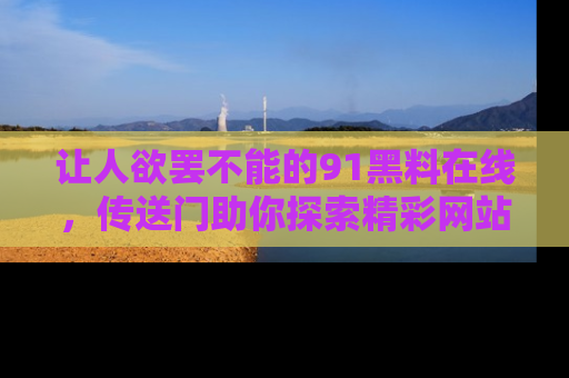 让人欲罢不能的91黑料在线，传送门助你探索精彩网站内幕！