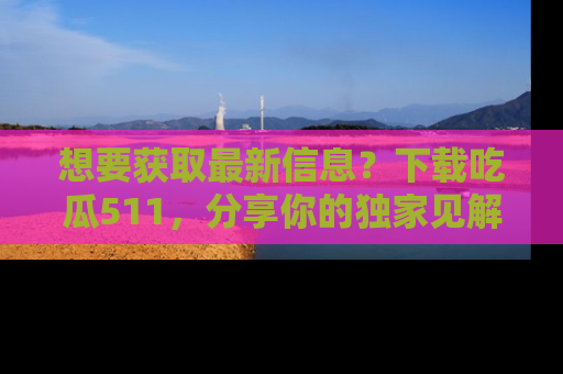想要获取最新信息？下载吃瓜511，分享你的独家见解！