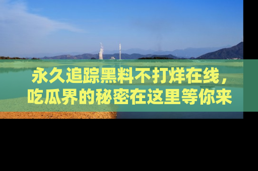 永久追踪黑料不打烊在线,吃瓜界的秘密在这里等你来发现!