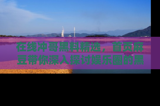 在线冲哥黑料精选,首页麻豆带你深入探讨娱乐圈的黑暗面